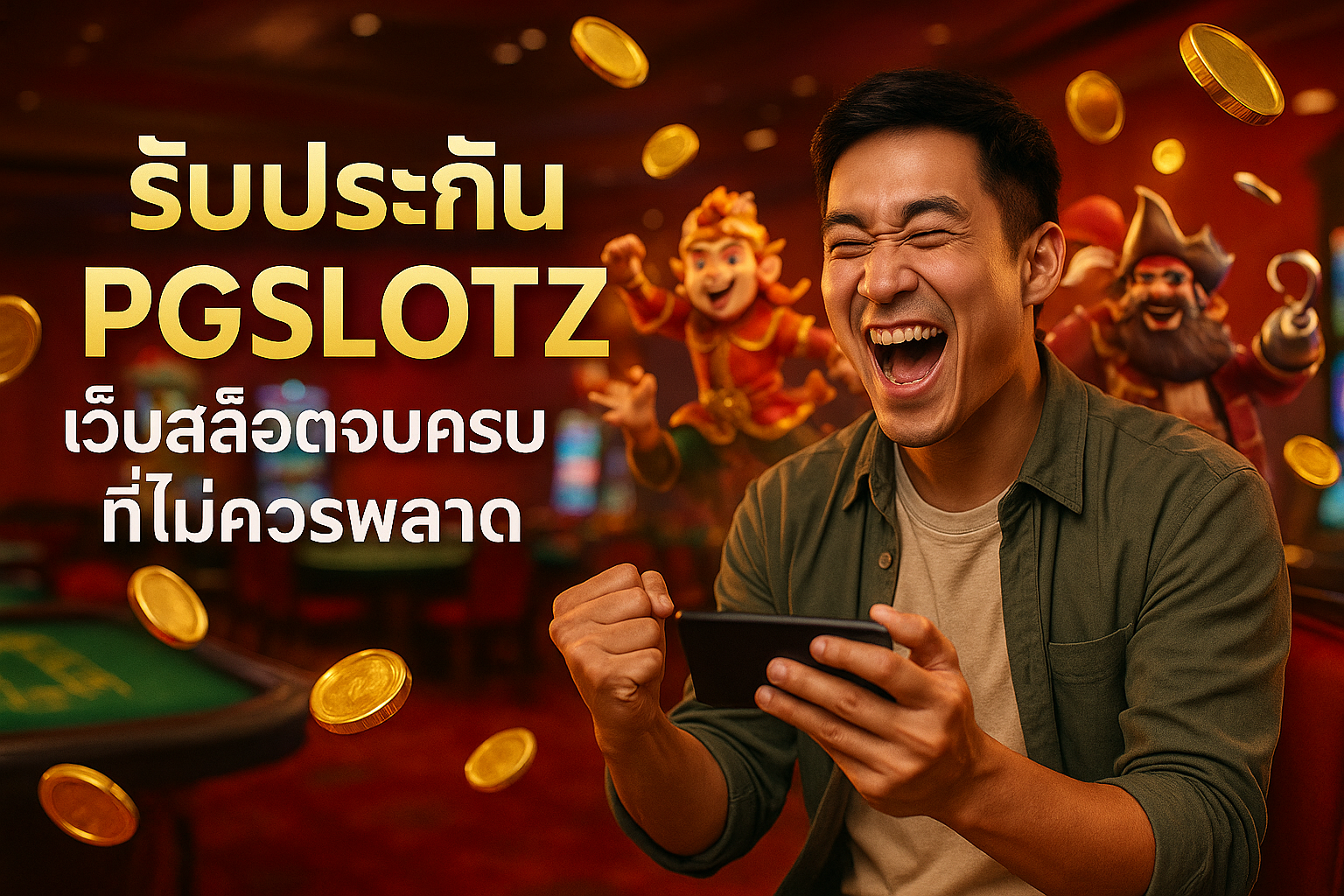 รับประกัน PGSLOTZ เว็บสล็อตจบครบที่ไม่ควรพลาด