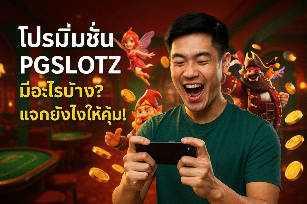 โปรโมชั่น PGSLOTZ มีอะไรบ้าง? แจกยังไงให้คุ้ม!